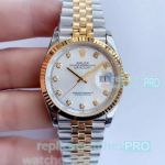 Swiss Replica Rolex Datejust 36 Jubilee Watch White Dial - EW Factory